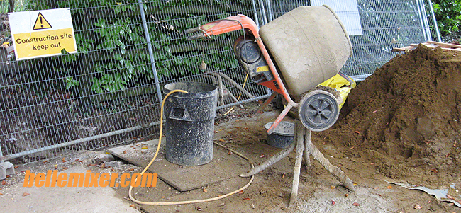 How to Use a Belle Cement Mixer